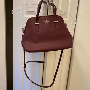 Kate Spade Burgundy shoulder bag